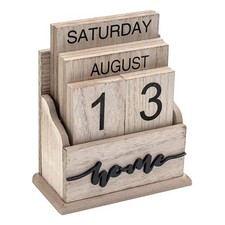  Calendario in legno vintage