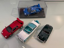 LOTTO EDICOLA, LAMBORGHINI COUNTACH, PORSCHE 365, FORD CROWN VICTORIA 1955 1/43