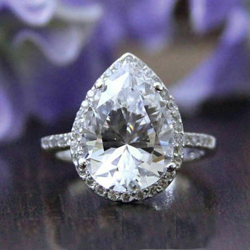 Anello fidanzamento aureola - anello,