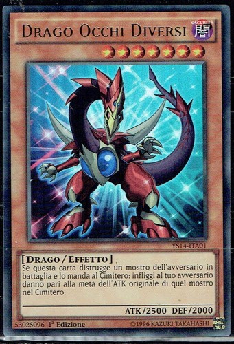 Carta ys14 drago - yu-gi-ho,