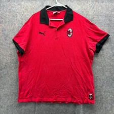 Puma Polo Shirt Mens XXL Red