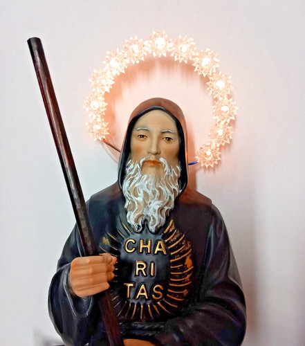 Statua san francesco da - statua,