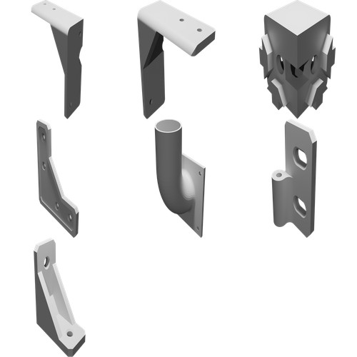 Staffe angolari per box - staffe,