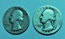 2 MONETE DA UN QUARTO DI