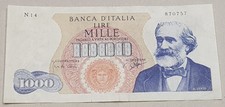 Banconota 1000 Lire Verdi 1º