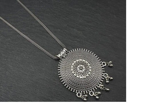 Collana con pendente catena - collana,
