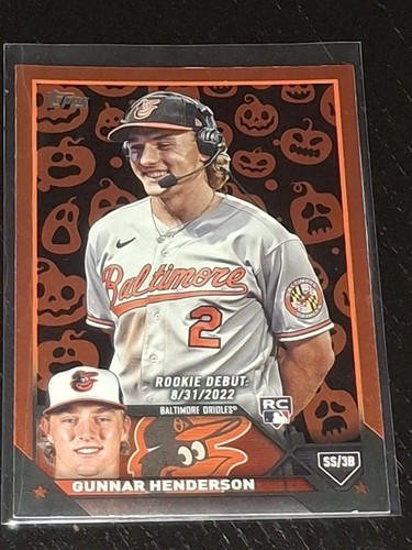 Gunnar henderson 2023 topps - gunnar,