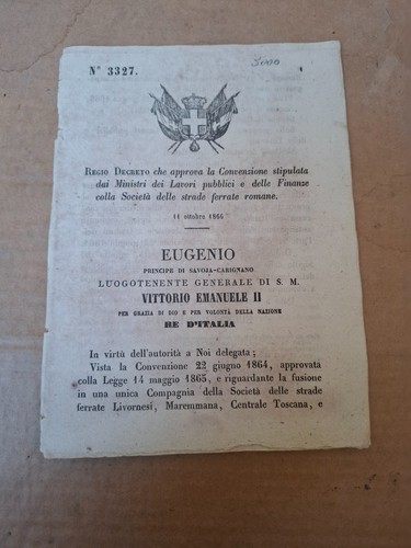 Decreto regno italia strade - regno, d'italia