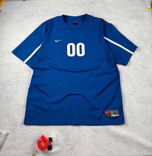 Maglia calcio vintage nike blu - maglia,