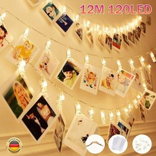 120 LED foto clip catena