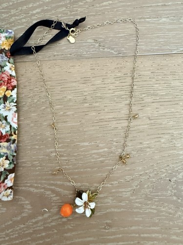 Collana arancione les - collana, nereides