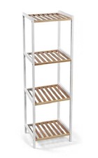 SCAFFALE IN LEGNO BICOLORE CON