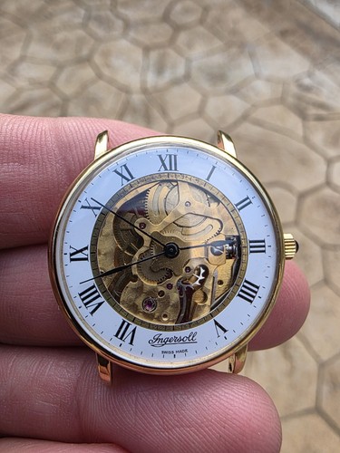 Orologio vintage scheletrato - orologio,