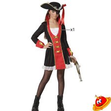 Costume Carnevale Ragazza Bambina Bucaniera Pirata Corsara Caraibi