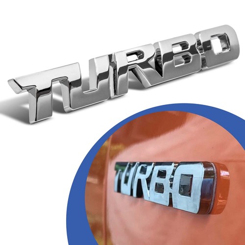 Turbo emblema segno cromo - emblema,