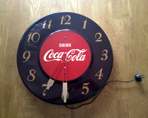 Orologio pubblicitario vintage - pubblicitario,