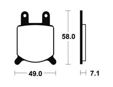Tecnium Organic Brake Pads