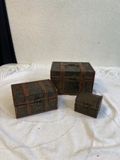 Set 3 Scrigni Vintage Legno