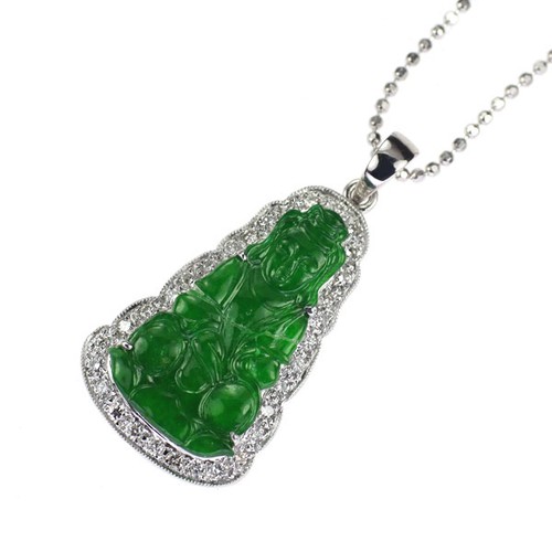 Collana con ciondolo k18wg - con,