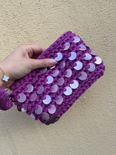Pochette all uncinetto fatta - pochette, all’uncinetto