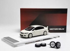 Modellino auto MH scala 1/64 Honda Civic Type R FD2 bianco pressofuso giocattolo regalo