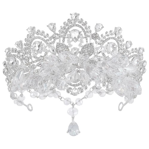 Ciondolo fronte strass corona