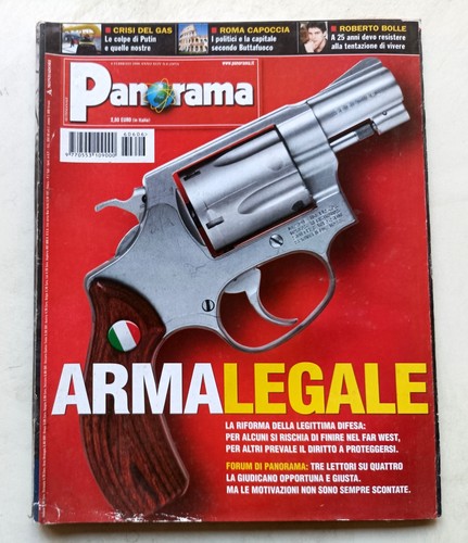 Rivista panorama arma - rivista, legale