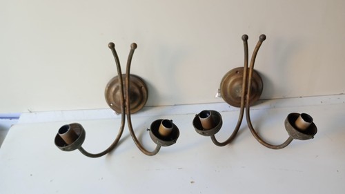 Coppia applique ottone luci - ottone,