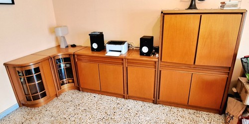 Parete componibile legno - parete,