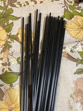 10 Pz Bacchette/Astine Fibra di Carbonio Abbacchiatori Olive 5 x 350 mm