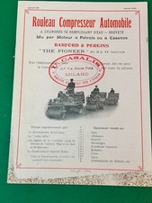 Catalogo 1910 Automobili Rullo compressori BARFORD & PERKINS lingua francese