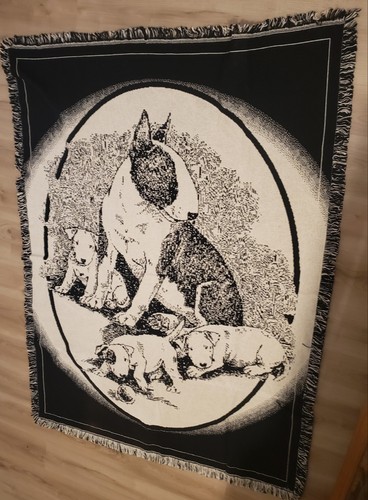Bull terrier arazzo cotone - bull,
