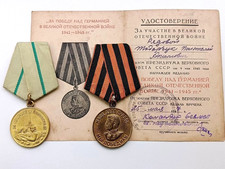 Medaglie Sovietiche Per Difesa