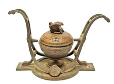 Calamaio Bronzo Aquila Casa Tahan Parigi Imperatore Napoleone III XIX Secolo