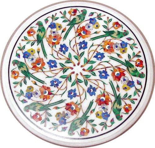 Piano marmo pietradura - marmo, 21"