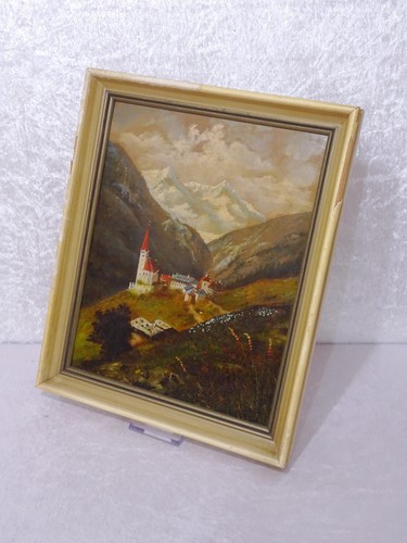 Quadro antico dipinto olio - quadro, ad