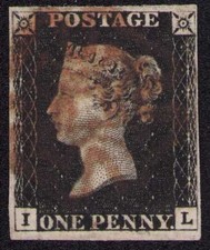 1840 Great Britain GB 1 Penny