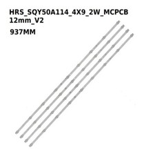 KIT 4 BARRE STRIP 9LED TV AKAI HRS-SQY50A114-4X9-2W-MCPCB AKTV5036S