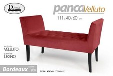 PANCA CLASSICA MODERNA VELLUTO
