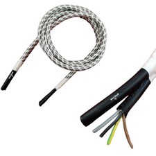 Cavo per Ferri da Stiro con Caldaia Lunghezza 200 cm Quattro Fili con Tubo Vapor