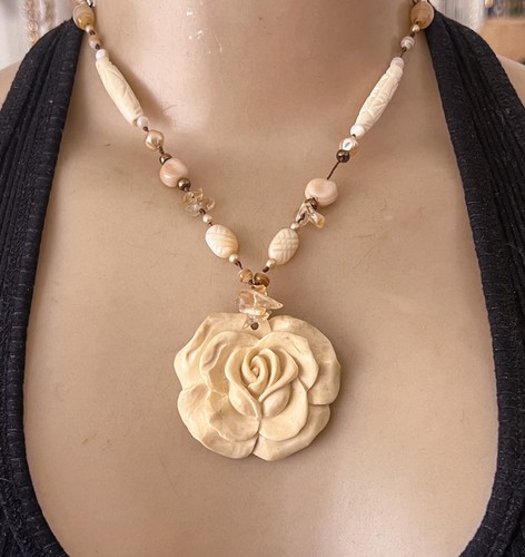 Collana vintage fatta mano - fatta, a