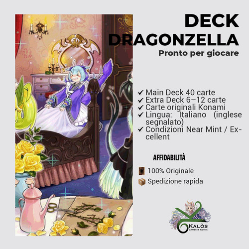 Yugioh mazzo deck - yugioh!, dragonzella