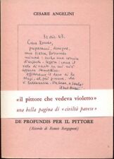 DE PROFUNDIS PER IL PITTORE ANGELINI CESARE ALL'INSEGNA DEL PESCE D'ORO 1964 