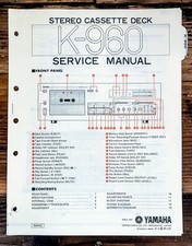 Yamaha K-960 Cassetta Lista