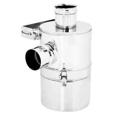 Abbattitore Fumo Fuliggine Ad Acqua Per Stufe Pellet Diametro 80 o 100 NO FUMO