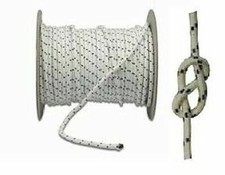 MT 10 FUNE NAUTICA CIMA CORDA NYLON TRECCIA MARINA MM 4,5,6,8,10,12,14,16,18,20