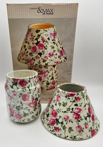 Lampada candela ceramica due