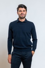 KANGRA CASHMERE POLO A MANICHE