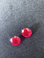 Rubini da laboratorio originali 6 mm (le foto non rendono giustizia)