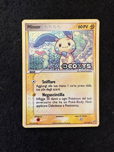 Minun 107 deoxys - 41/107, holo